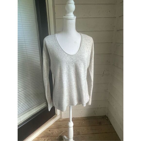 Madewell  Women’s Kimball Sweater Pullover Gray Fog Size M - Picture 6 of 12